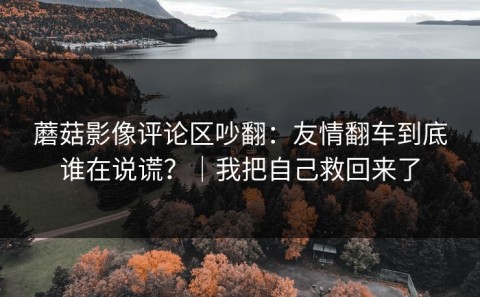 蘑菇影像评论区吵翻：友情翻车到底谁在说谎？｜我把自己救回来了